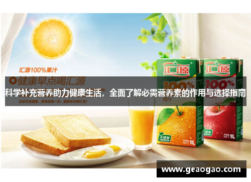 科学补充营养助力健康生活，全面了解必需营养素的作用与选择指南