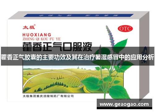 藿香正气胶囊的主要功效及其在治疗暑湿感冒中的应用分析